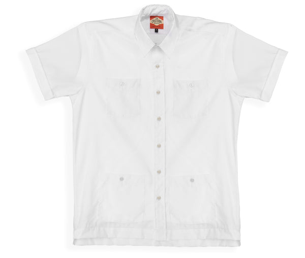 El Presidente Guayabera - White