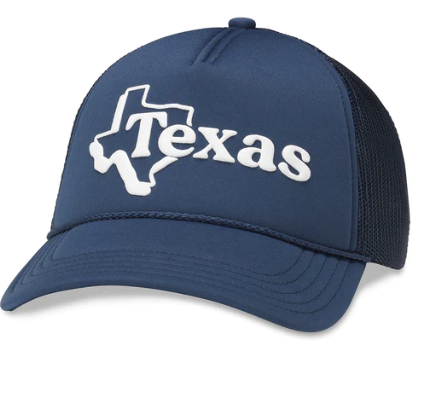 Texas Foamy Valin Hat - Navy