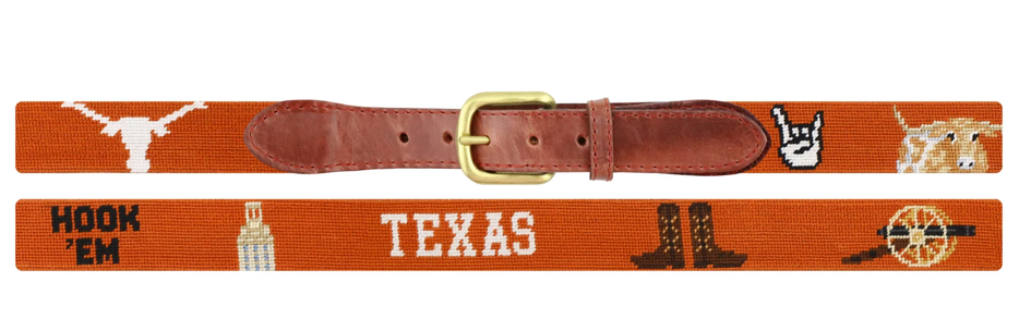 University of Texas Life Needlepoint Belt