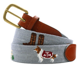 Texas A&M Life Needlepoint Belt