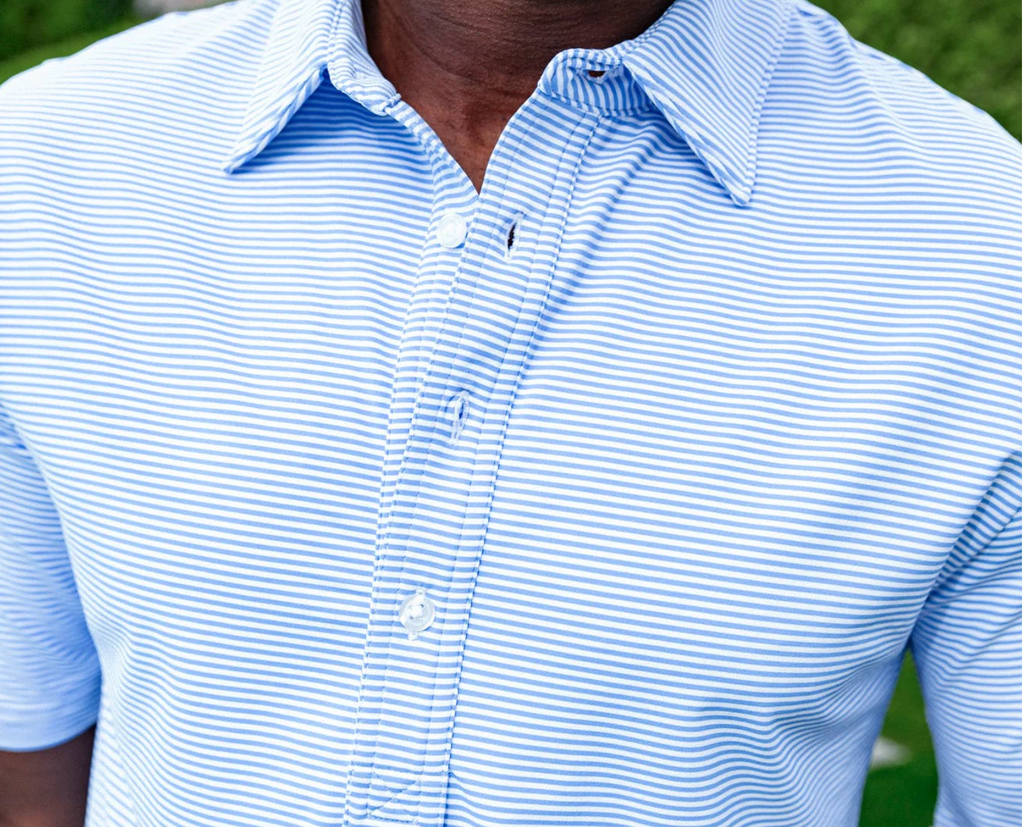 Performance Sport Players - Hobby Stripe Bluebonnet Performance Sport Players - Hobby Stripe Bluebonnet