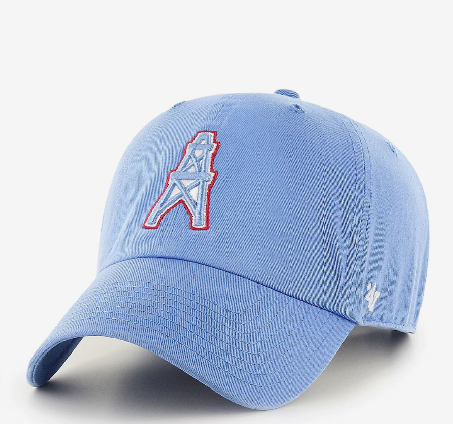 Houston Oilers 47 Clean Up Hat