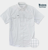 The High Noon Western Short Sleeve - Grey Plaid