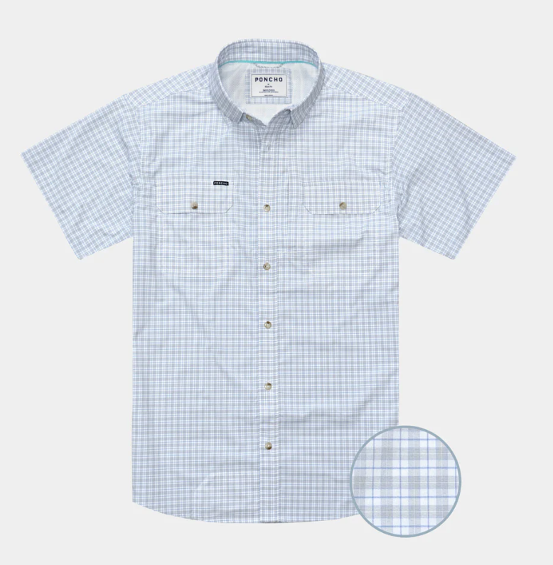 The Overcast Original Short Sleeve - Grey + Blue The Overcast Original Short Sleeve - Grey + Blue