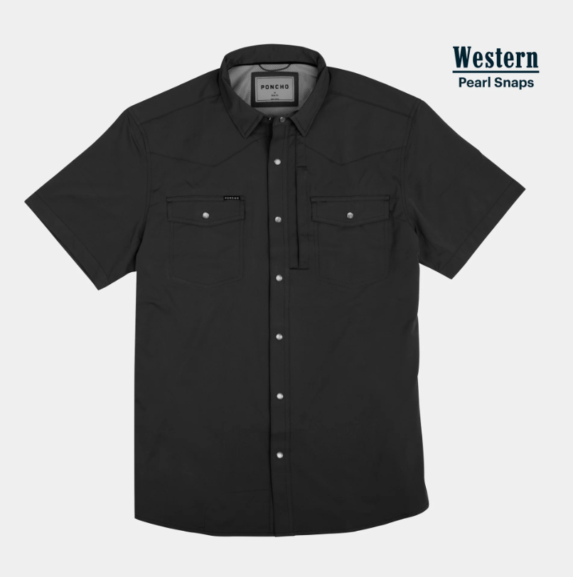 The Bandera Western Short Sleeve - Black The Bandera Western Short Sleeve - Black