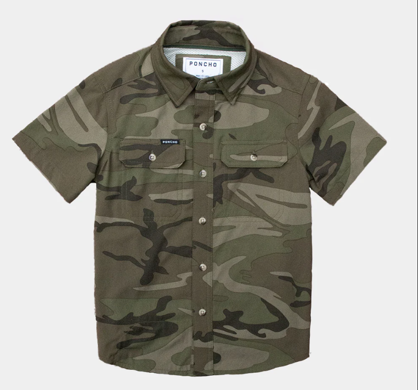 Youth Palomita Original Short Sleeve - Camo Youth Palomita Original Short Sleeve - Camo
