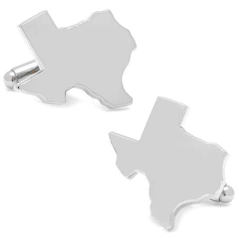 Silver Texas Cufflinks Silver Texas Cufflinks