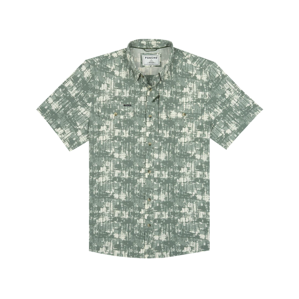 The Chicken on a Hook Original Short Sleeve - Green Swamp Camo
