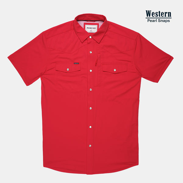 The Chilton Western Short Sleeve - Red The Chilton Western Short Sleeve - Red