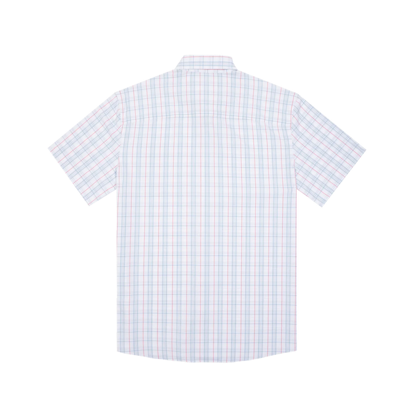 The Mullet Ultra-Lite Short Sleeve - Red Grey & Blue Plaid