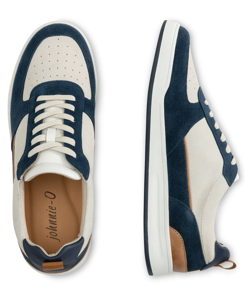 Topspin Court Leather Sneakers - Navy/White Topspin Court Leather Sneakers - Navy/White