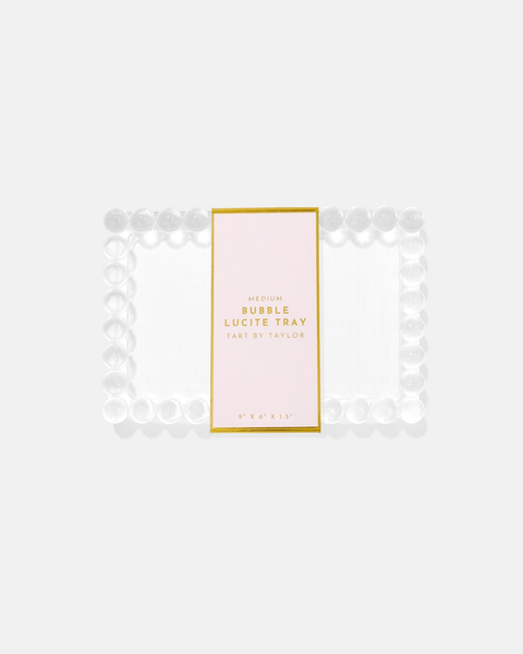 Medium Bubble Lucite Tray