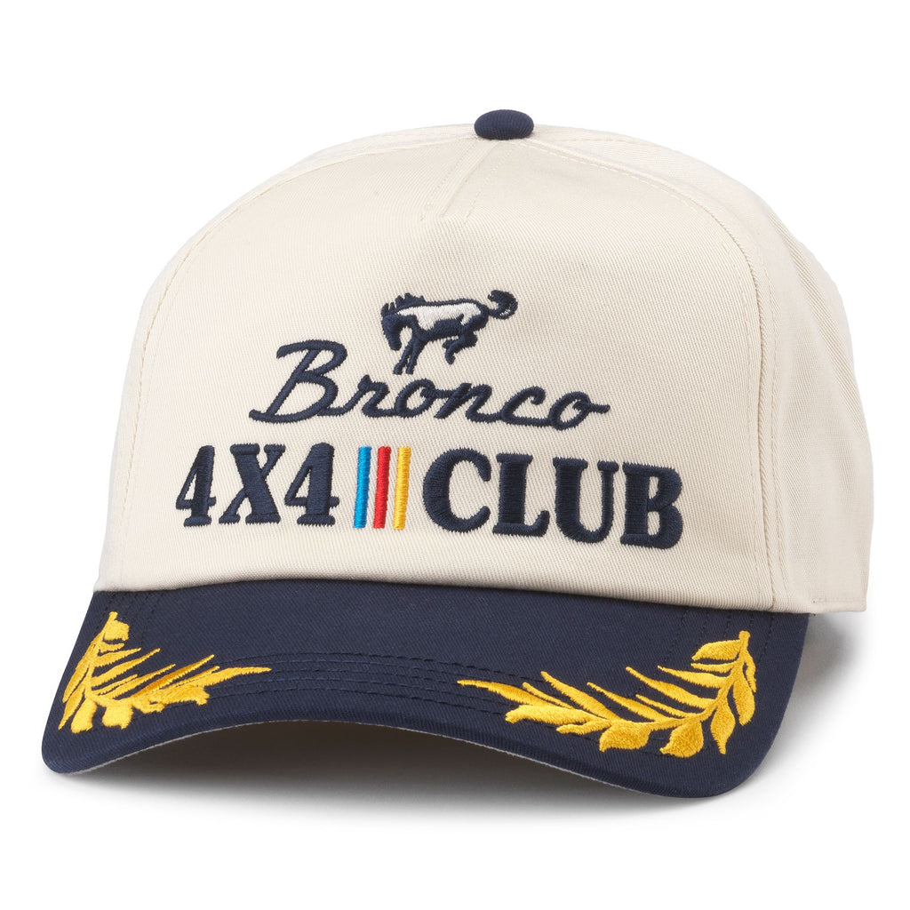 Bronco Club Captain Hat - Ivory/Navy Bronco Club Captain Hat - Ivory/Navy