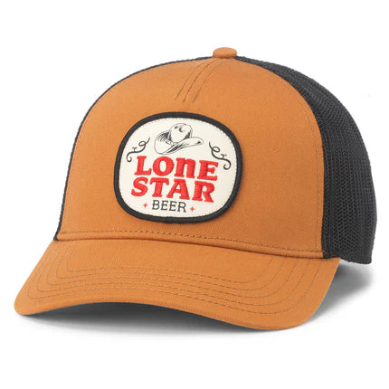 Lone Star Twill Valin Patch Hat - Black/ Hazel Lone Star Twill Valin Patch Hat - Black/ Hazel