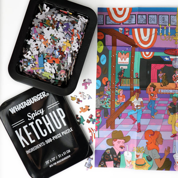 Whataburger Spicy Ketchup Puzzle: 500-Piece Puzzle
