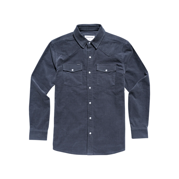 The Barton Springs Corduroy Shirt - Navy