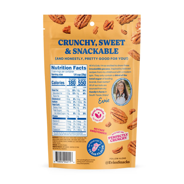 Cinnamon Churro Candied Pecans | Spring & Easter Snack