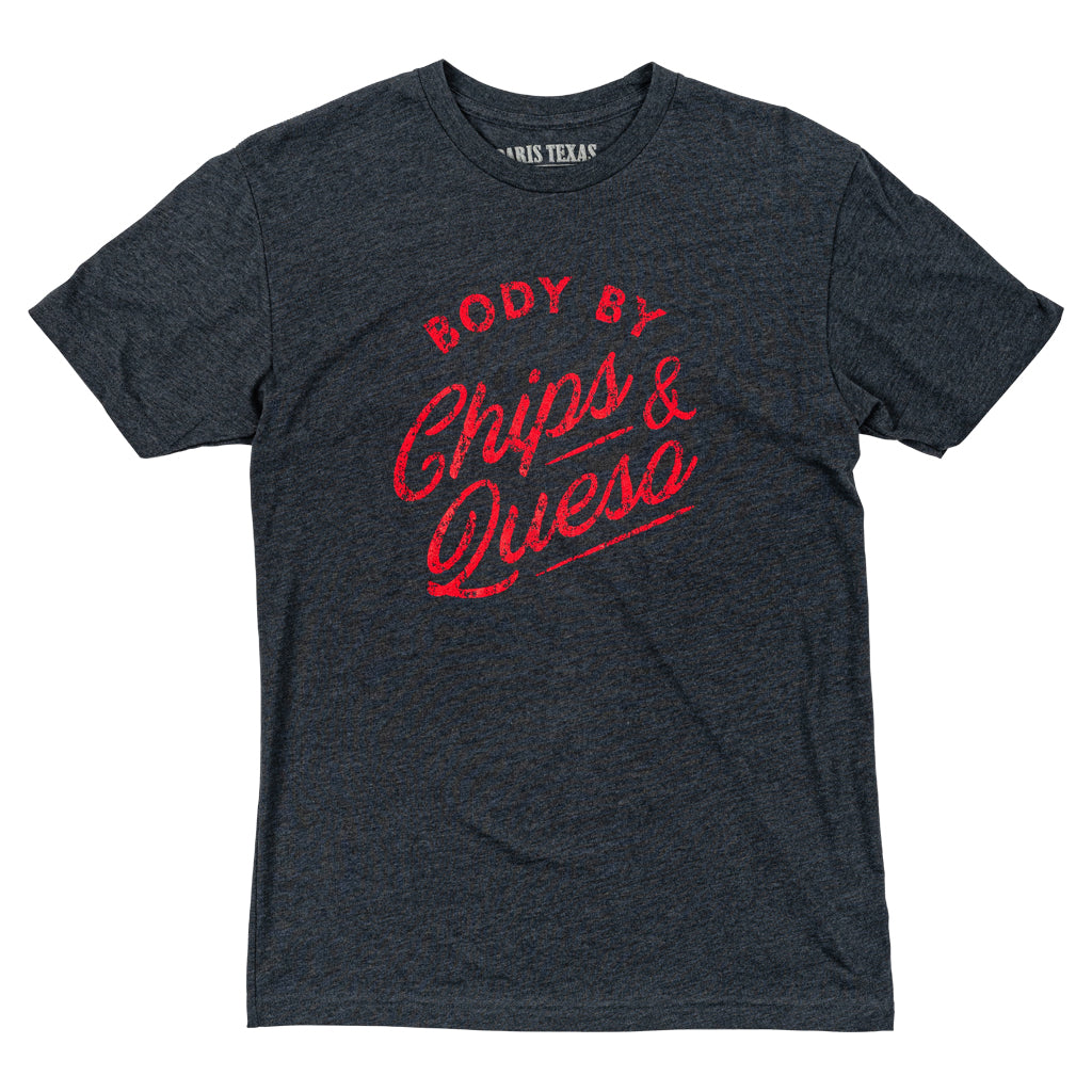 Body by Chips & Queso T-Shirt - Charcoal Body by Chips & Queso T-Shirt - Charcoal