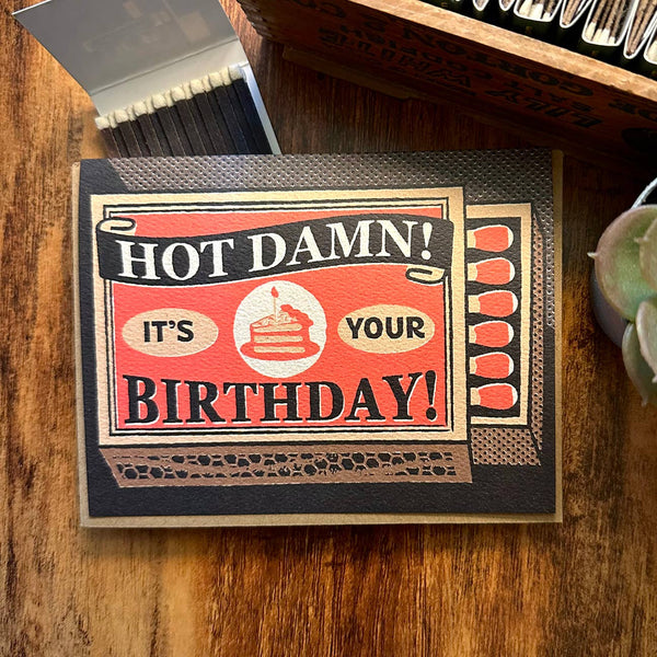 Happy Birthday Card - Matchbox