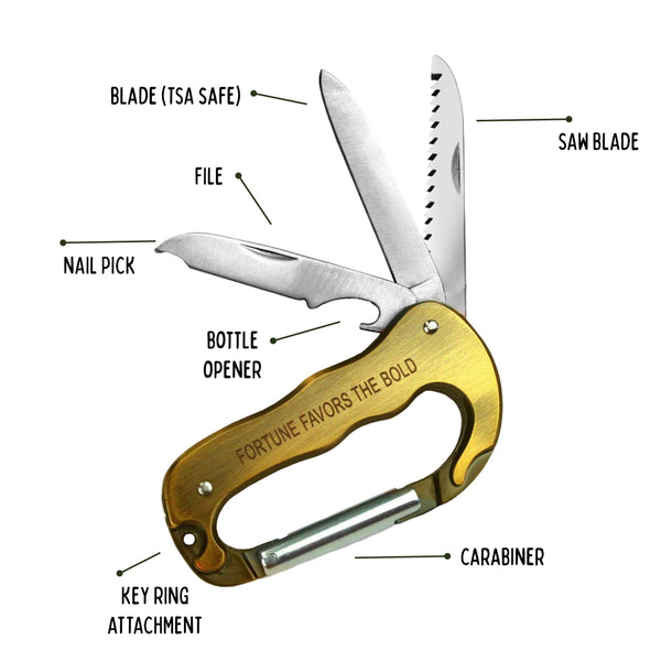 Hitch Blade Carabiner Tool
