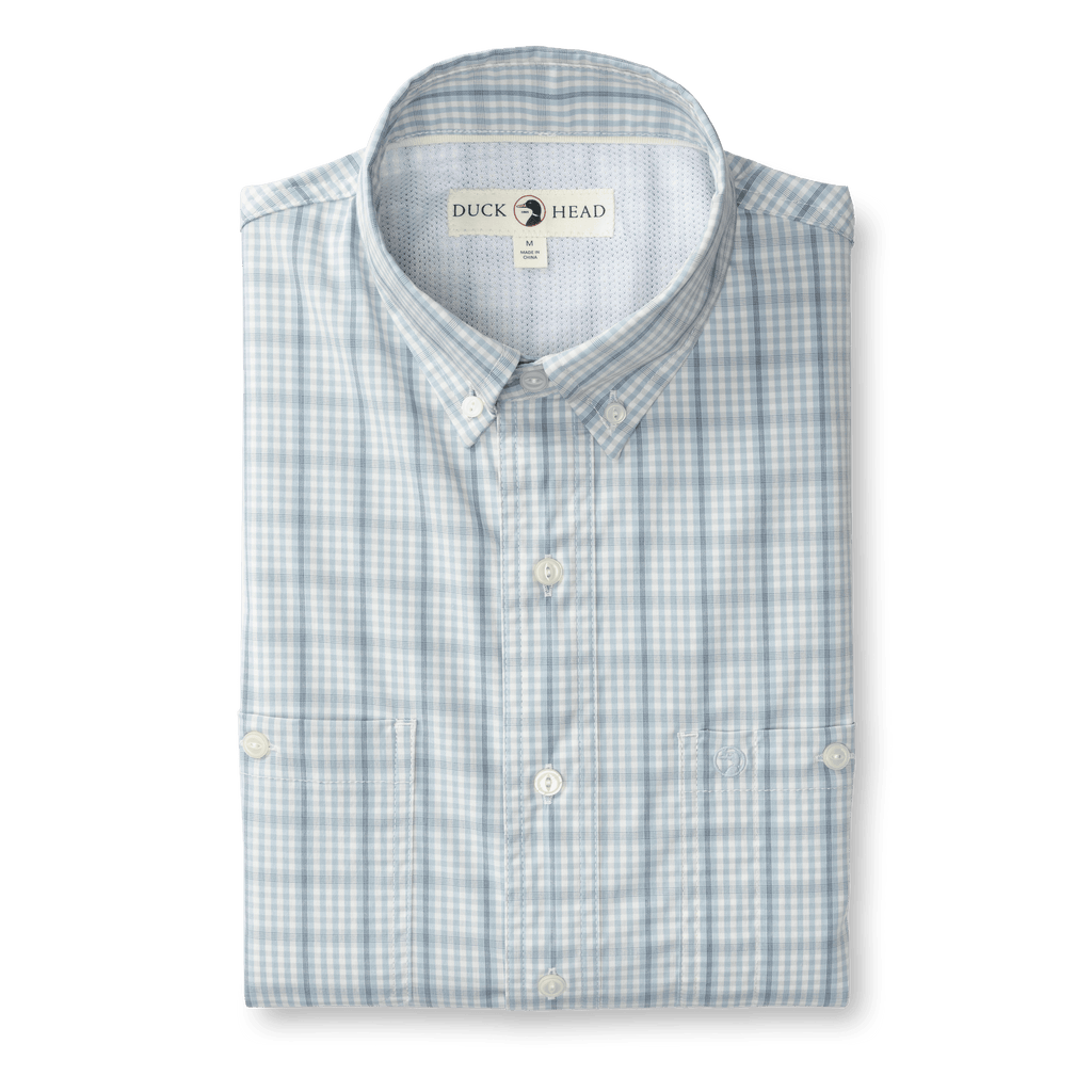 Performance Poplin Guide Shirt Dover Plaid - Light Blue Performance Poplin Guide Shirt Dover Plaid - Light Blue