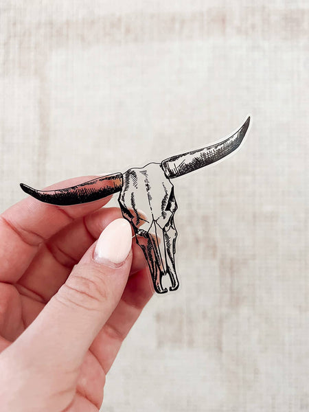 Longhorn Vinyl Sticker