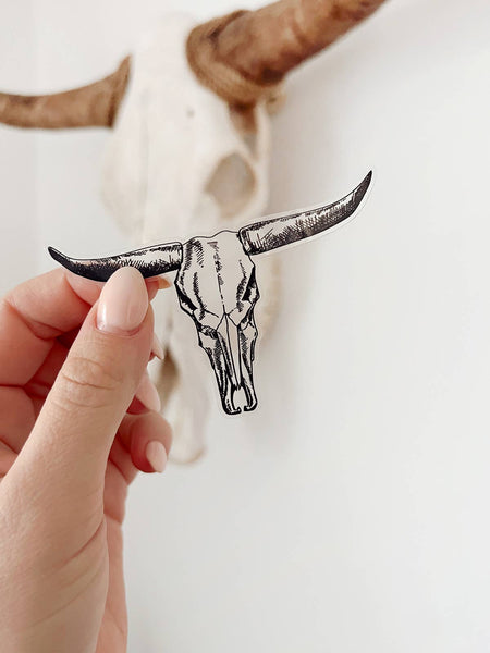 Longhorn Vinyl Sticker