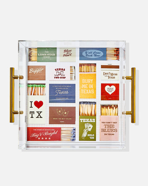 Texas Matchbook Large Tray