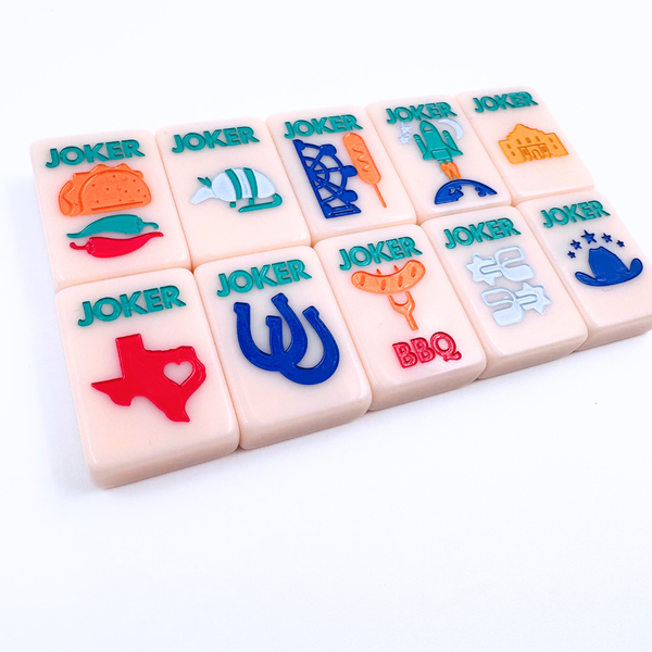 The Texas Series Mahjong Tiles