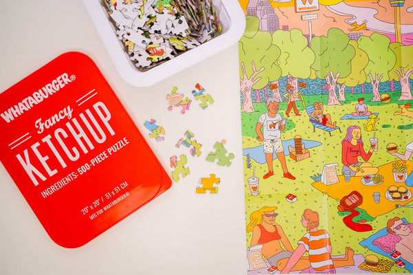Whataburger Fancy Ketchup Puzzle: 500-Piece Puzzle