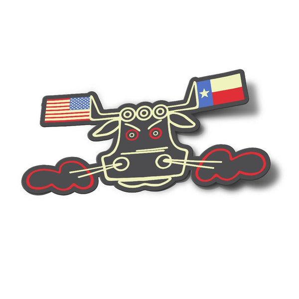 Astrodome Bull Sticker