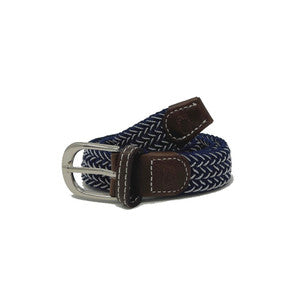 The Lil' Ponte Vedra Kid's Herringbone  Woven Stretch Belt The Lil