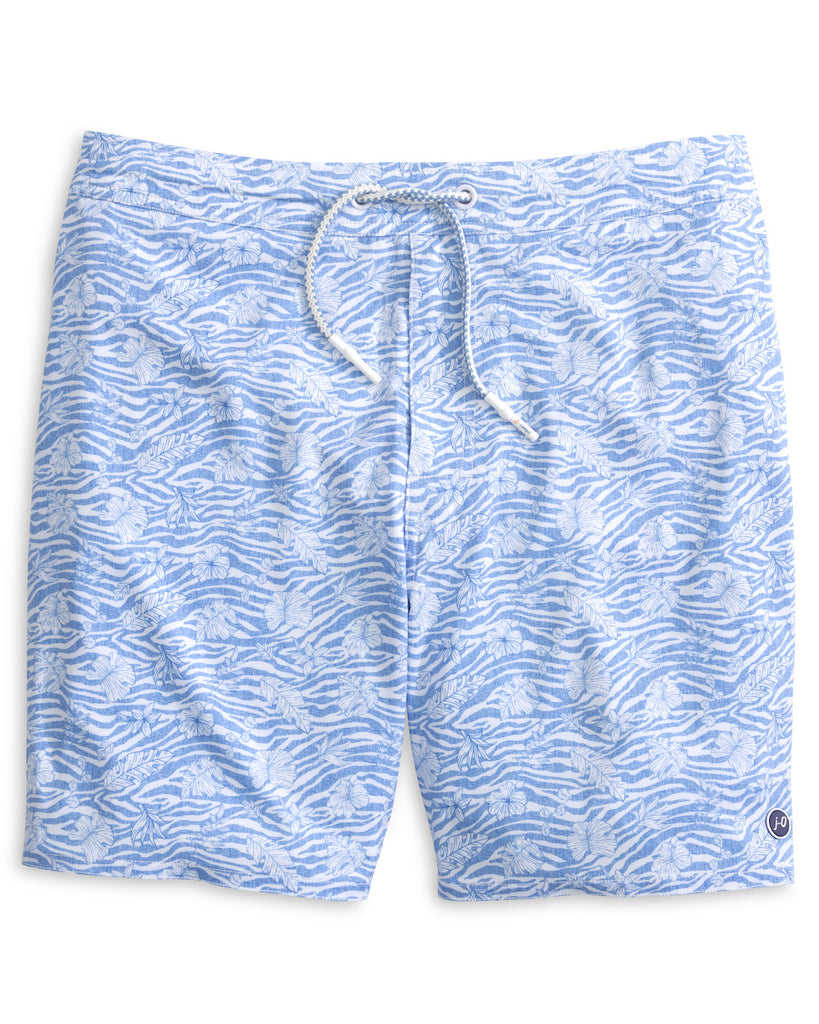 Surfin Safari Half Elastic 7 Surfin Safari Half Elastic 7" Swim Trunks - Seychelles
