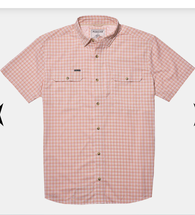 The Mud Bug Original Short Sleeve - Crawfish Red Plaid The Mud Bug Original Short Sleeve - Crawfish Red Plaid