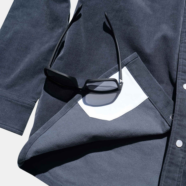 The Barton Springs Corduroy Shirt - Navy