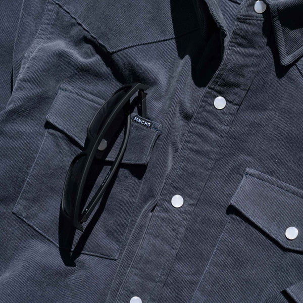 The Barton Springs Corduroy Shirt - Navy