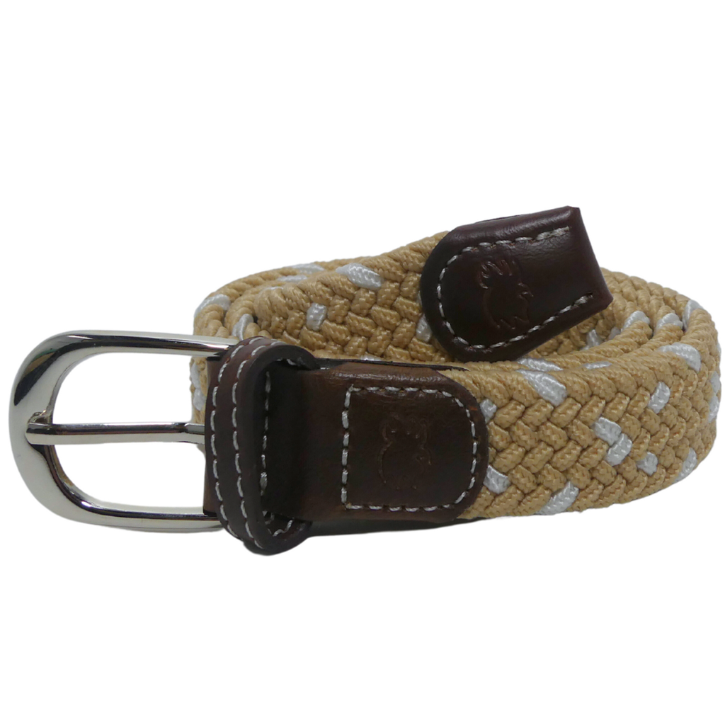 The Lil' Monterey Kid's Herringbone Woven Stretch Belt The Lil