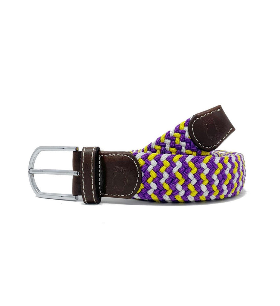 The Nola Tri-Color Woven Stretch Belt The Nola Tri-Color Woven Stretch Belt