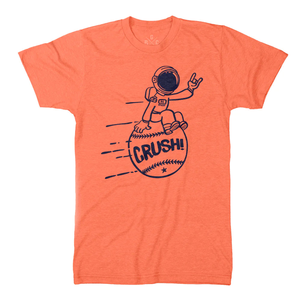 Space Crushin' T-Shirt - Orange Space Crushin