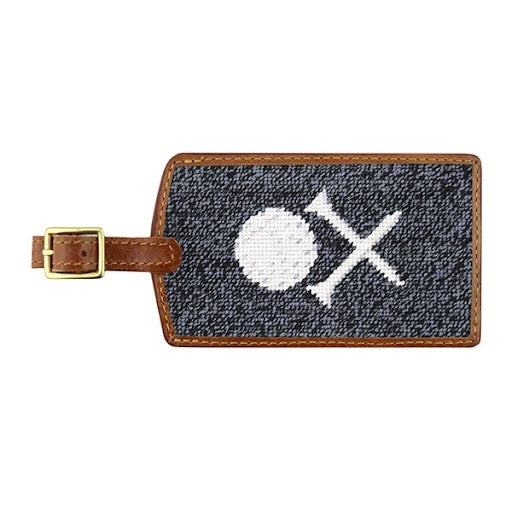 Scratch Golf Needlepoint Luggage Tag Scratch Golf Needlepoint Luggage Tag