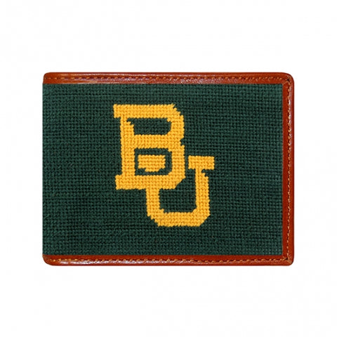 Baylor University Needlepoint Card Wallet