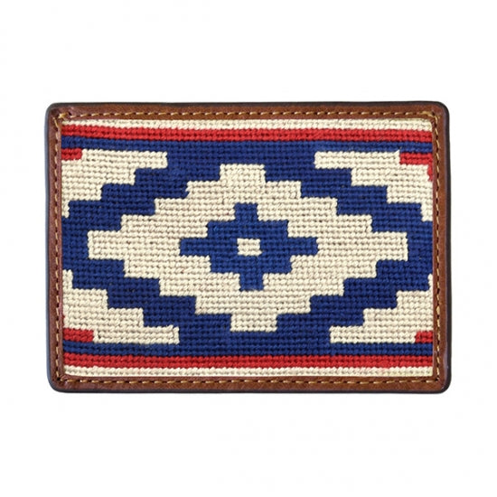 Gaucho Rojo Needlepoint Card Wallet Gaucho Rojo Needlepoint Card Wallet