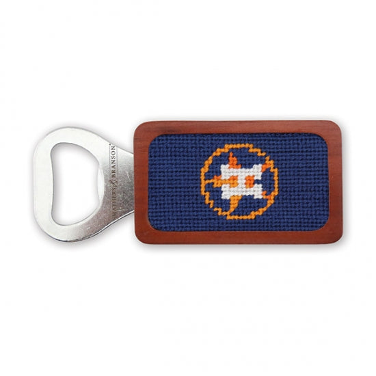 Houston Astros Needlepoint Bottle Opener