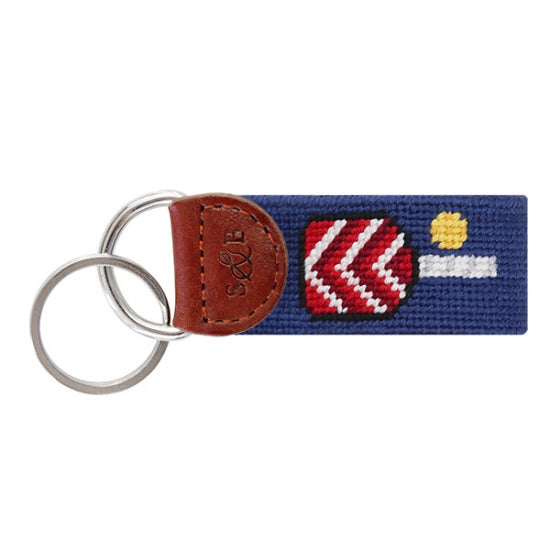 Pickleball Needlepoint Key Fob Pickleball Needlepoint Key Fob