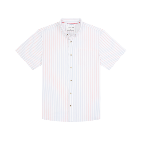 The Uncle Sam Ultra-Lite Short Sleeve - Red/White/Blue Vertical Stripe