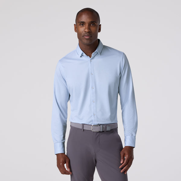 Halyard Button Down Shirt - Cloud Blue Peter Gingham