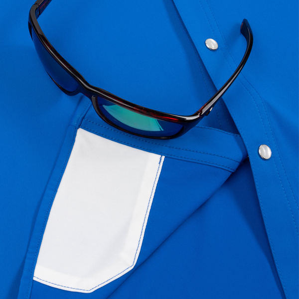 The Grandstand Western Short Sleeve - Lapis Blue
