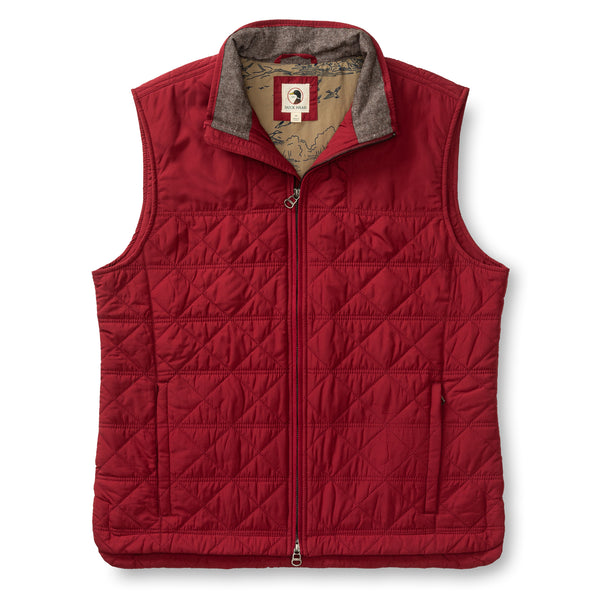 Fremont Performance Quilted Vest - Deep Red