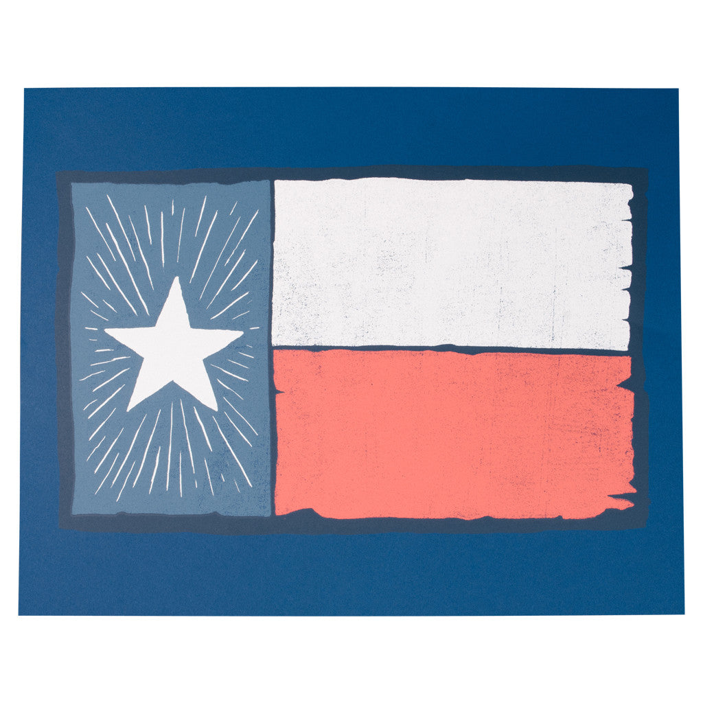 Lone Star Flag Print Lone Star Flag Print