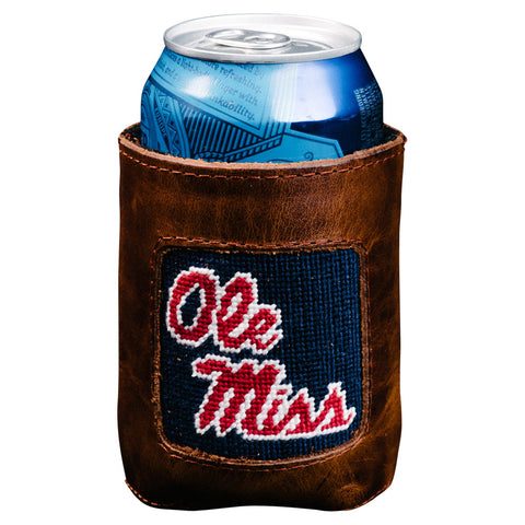 Ole Miss Needlepoint Can Cooler